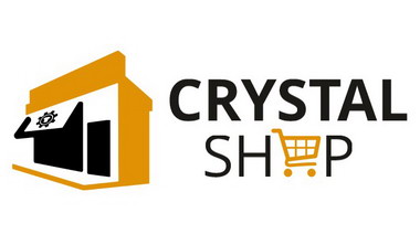 logo Crystal Shop (bílé pozadí)