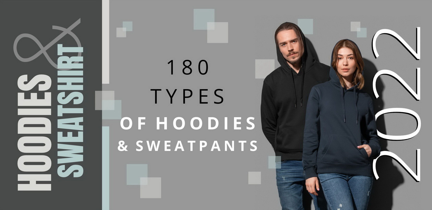 180 types of hoodies & sweatpants