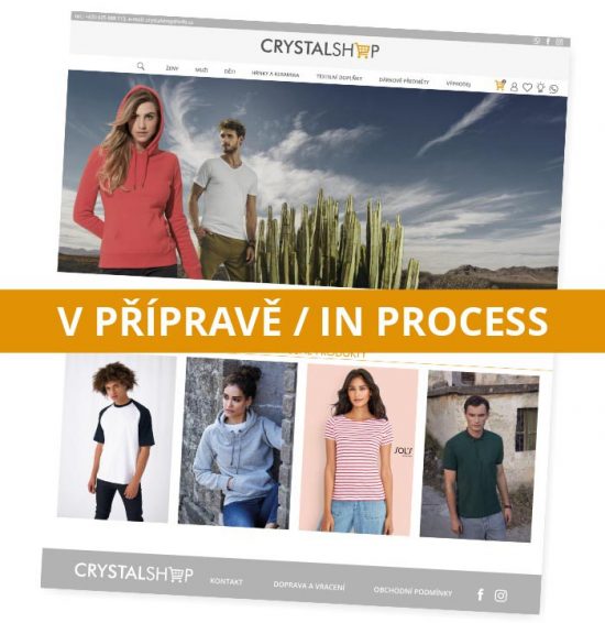 připravujeme nový e-shop